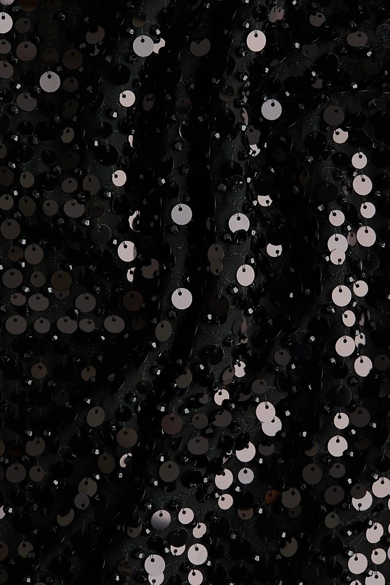 Jupe crayon à sequins