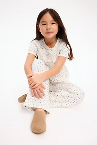 2-Piece Textured Jersey Set