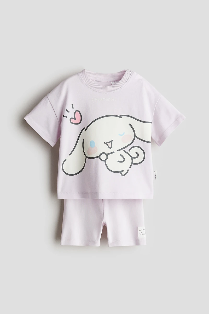 2-Piece Printed Cotton Set