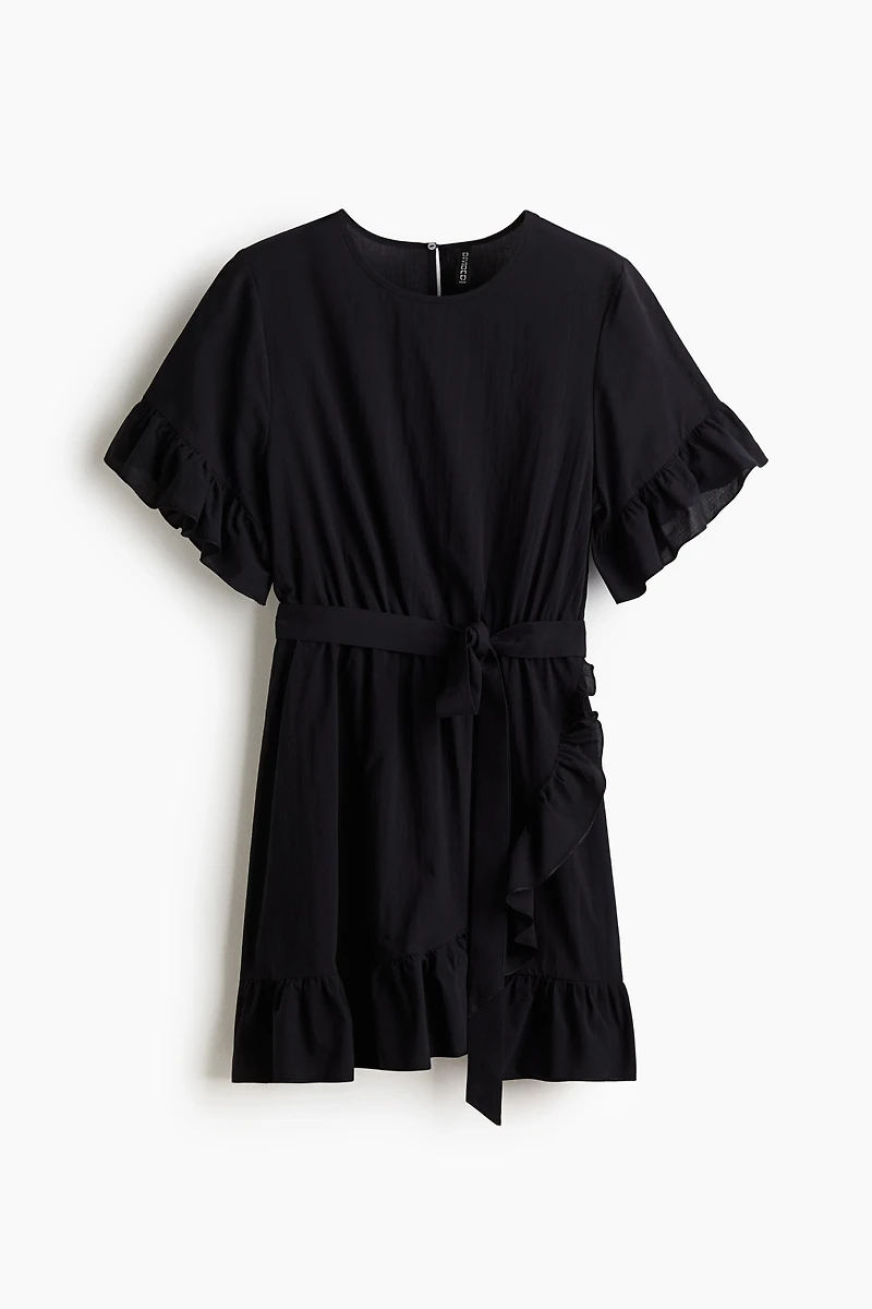Ruffle-Trimmed Dress