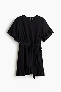 Ruffle-Trimmed Dress