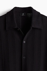 Regular Fit Jacquard-Knit Shirt