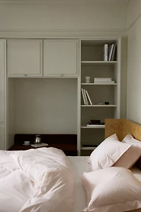 King/Queen Cotton Percale Duvet Cover Set