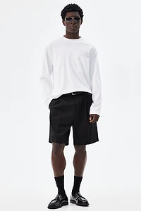 Loose-Fit Long-Sleeved Jersey Shirt