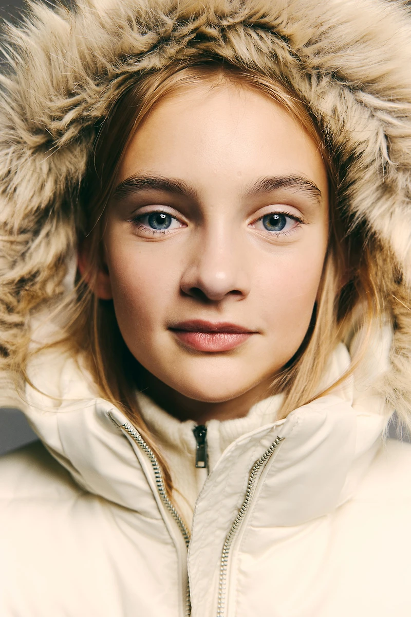 Veste matelassée à capuchon