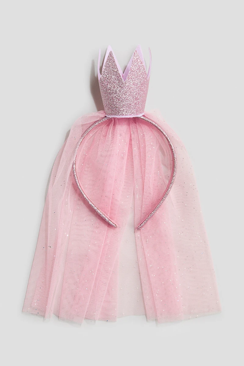 Glittery Veiled Hairband