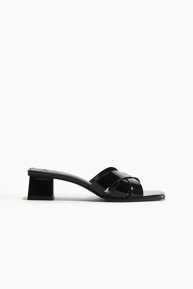 Block-Heeled Sandals