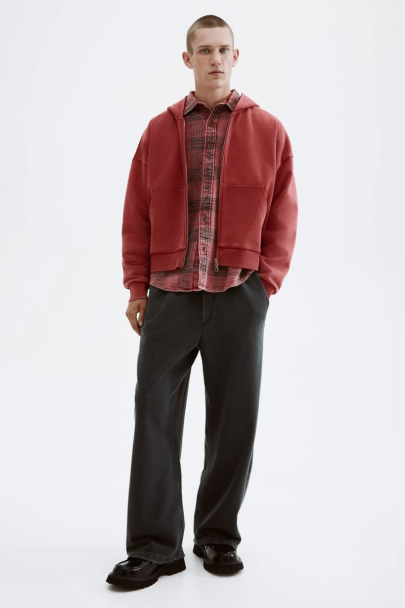 Pantalon de survêtement délavé décontracté