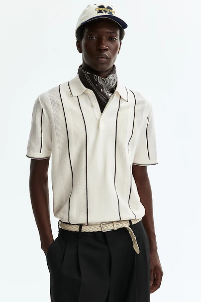 Polo classique en tricot de coton