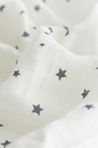 2-Pack Small Muslin Burp Cloths