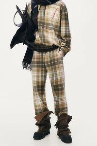 Pantalon de survêtement à carreaux