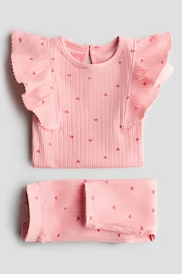 2-Piece Printed Cotton Set