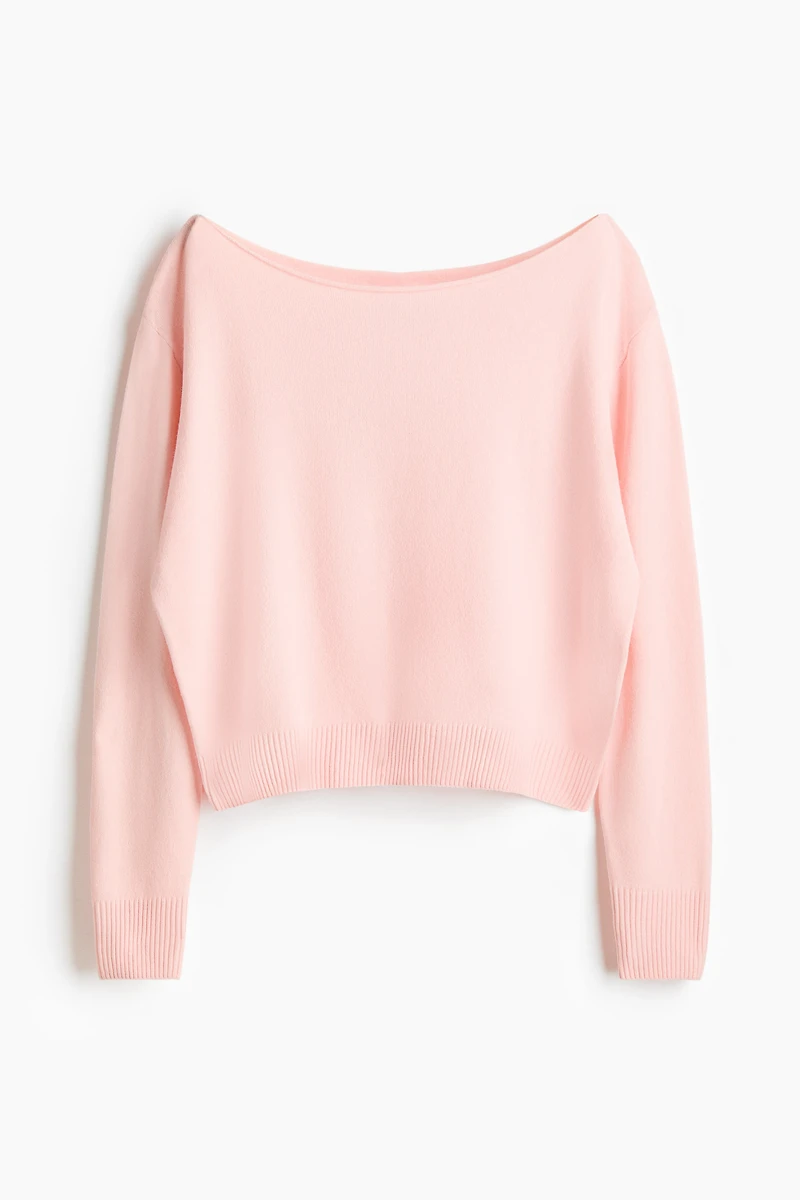 Off-the-Shoulder Sweater