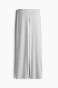 Wide-Leg Jersey Pants