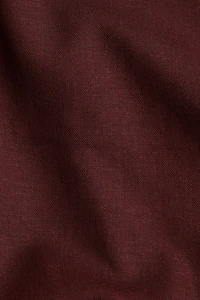 Linen-Blend Mini Skort