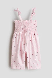 Printed Cotton Romper Suit