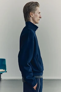 Loose-Fit Scuba Track Jacket