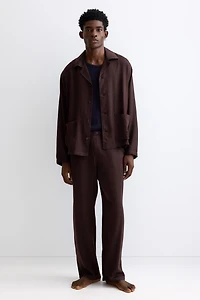 Lyocell pyjama shirt and bottoms