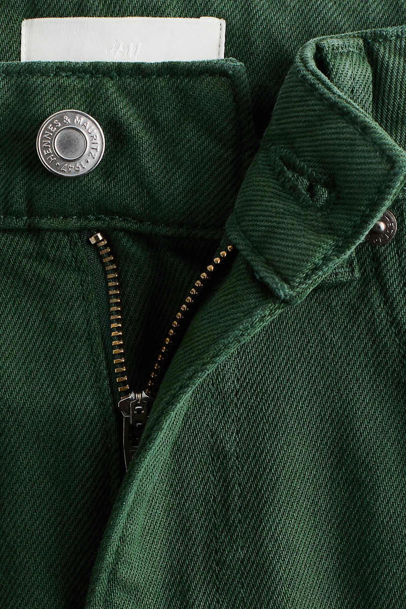 Jean large taille haute