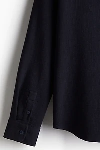 Chemise classique en tissu texturé