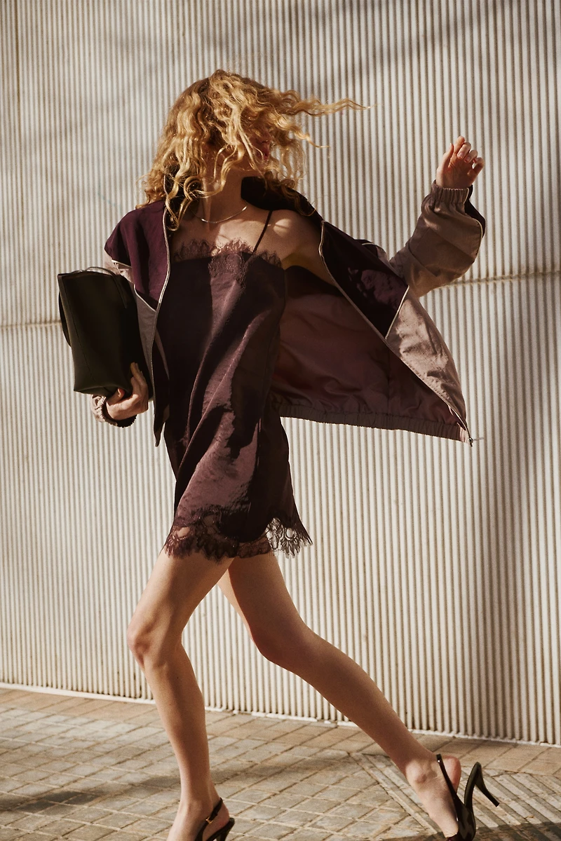 Robe combinaison avec dentelle