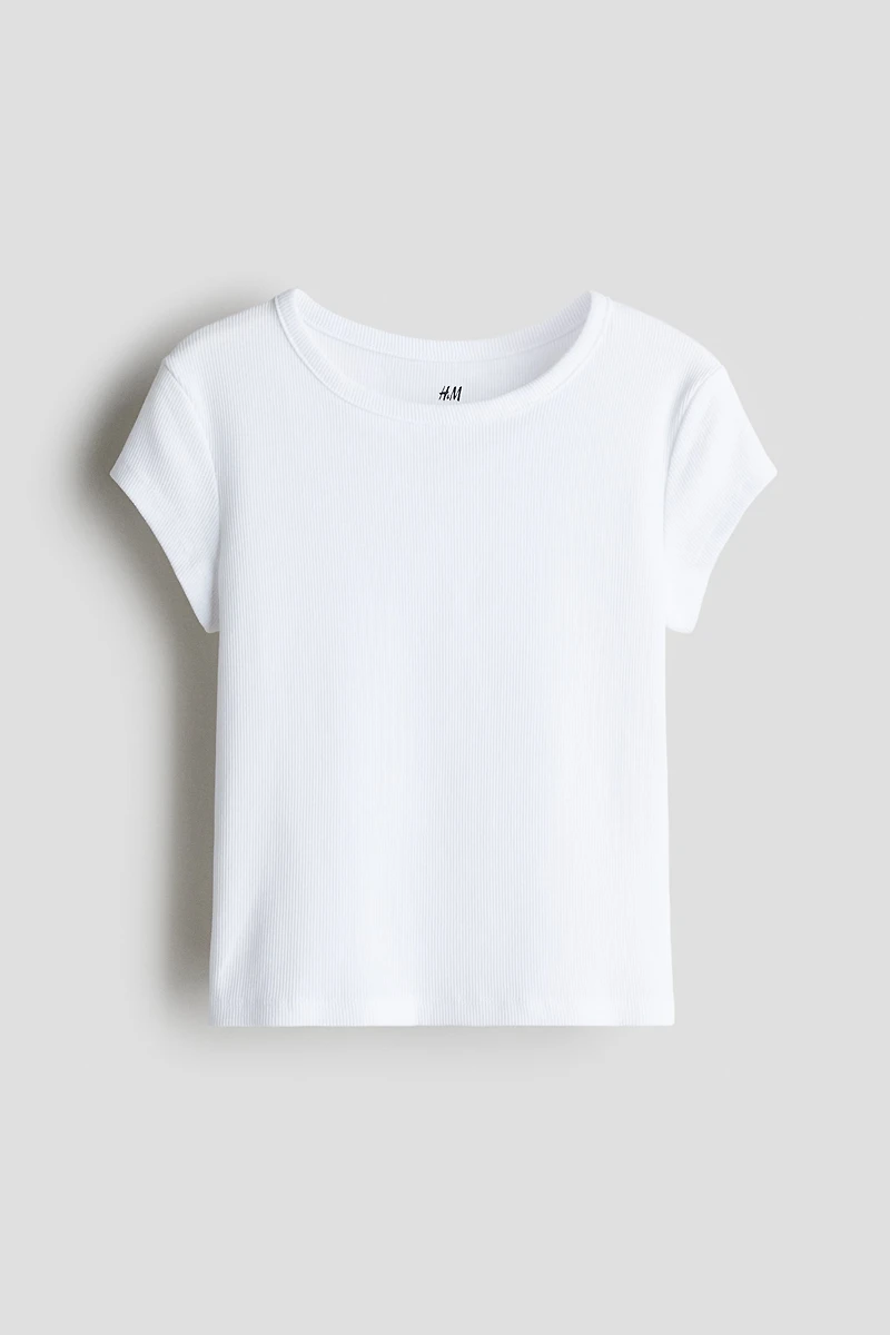 Ribbed Cotton Top