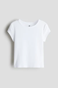 Ribbed Cotton Top