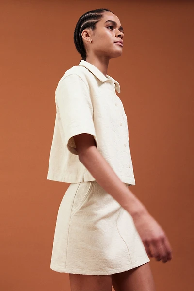 A-line mini skirt