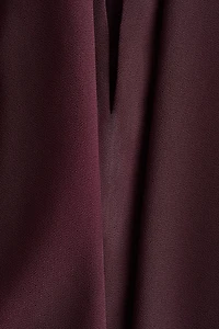 Top avec col écharpe