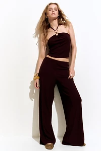Straight-Leg Pull-On Pants