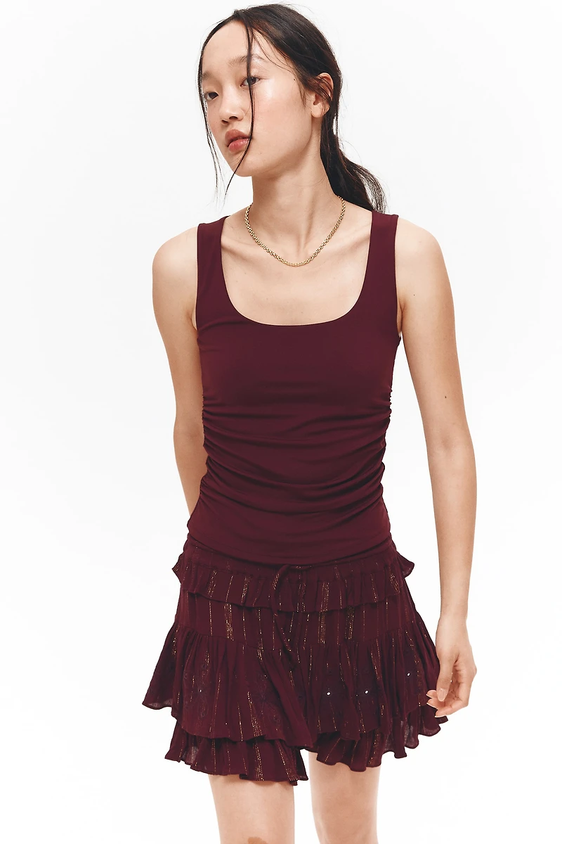 Débardeur à effet ruché