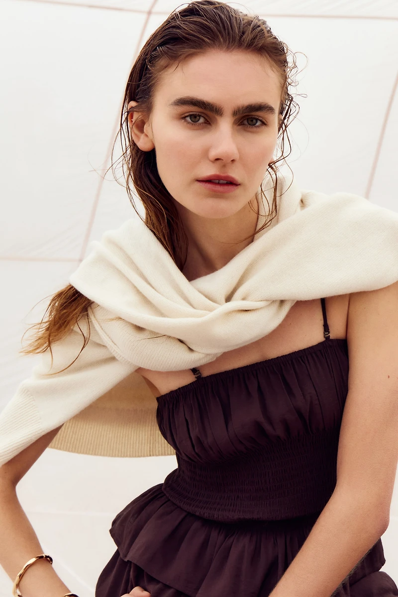 Ruffle-Trimmed Bandeau Jumpsuit