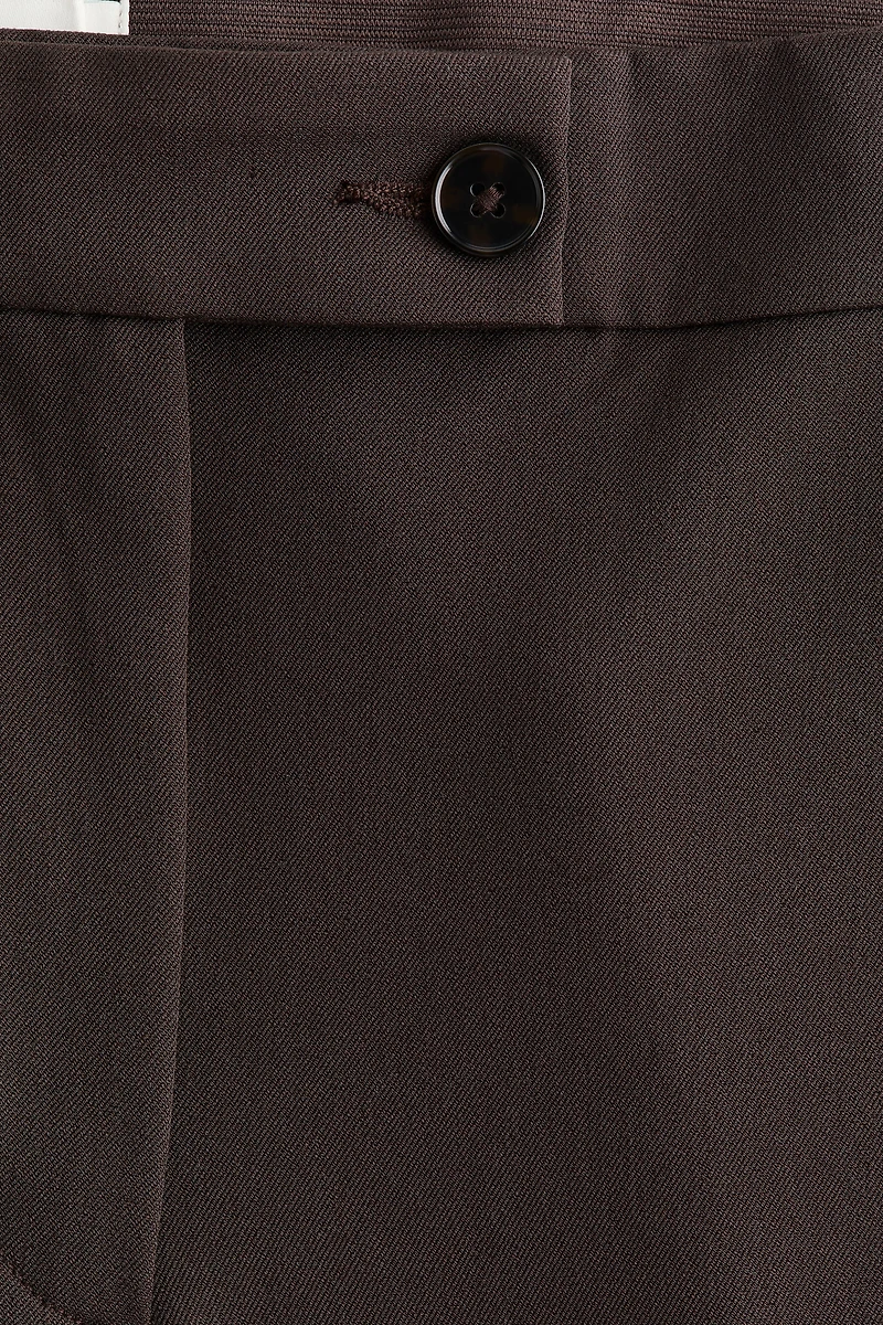 Bootcut Ankle-Length Pants