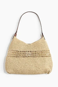 Sac bandoulière en paille