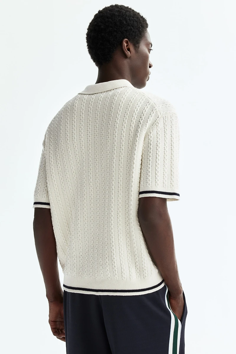 Relaxed Fit Cotton polo shirt