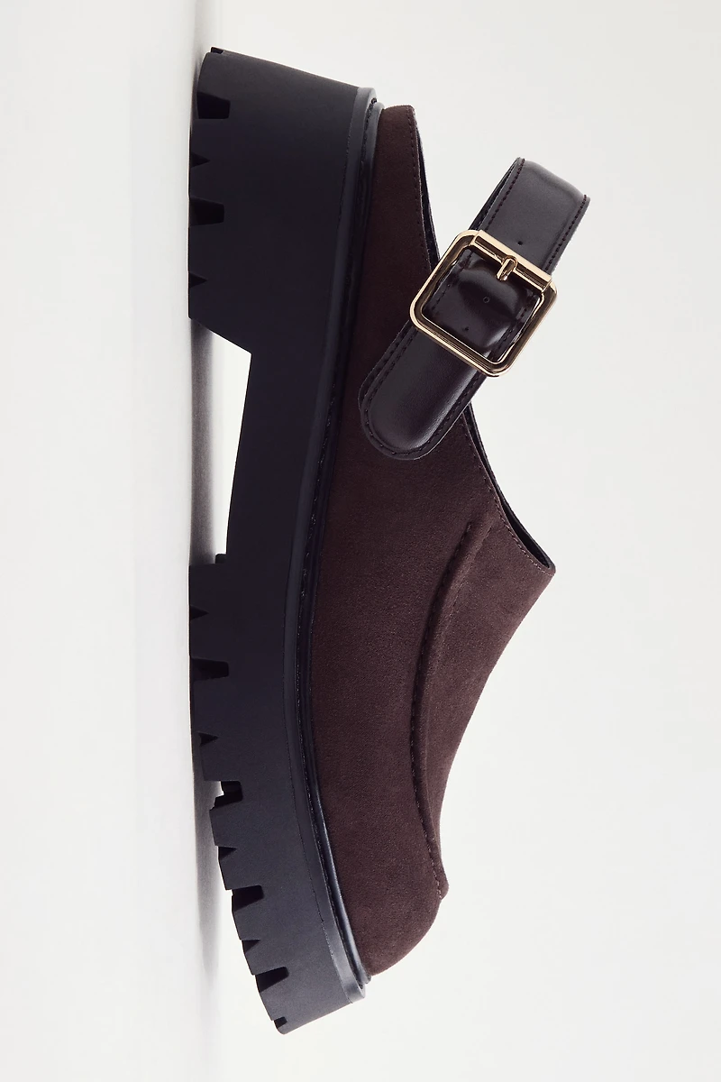 Chunky Loafer Mules