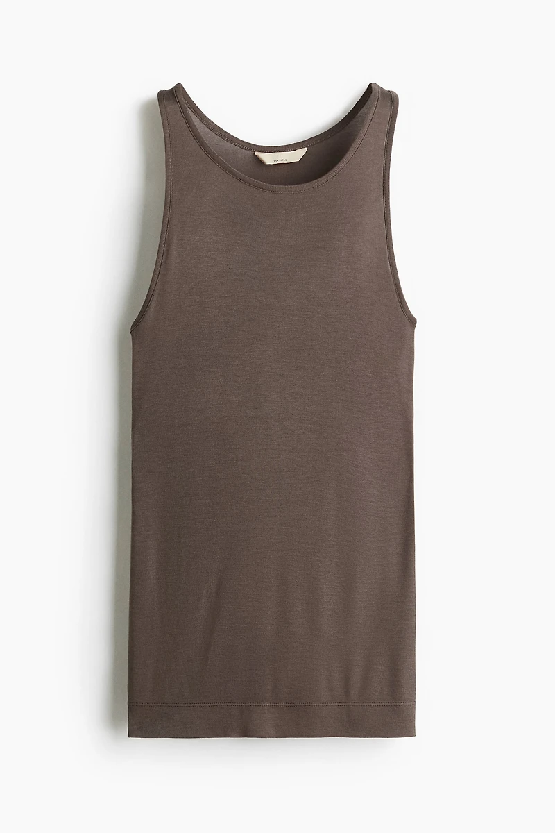 Silk-Blend Tank Top