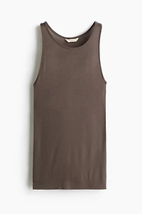 Silk-Blend Tank Top