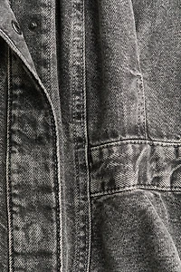 Denim Peplum Shirt