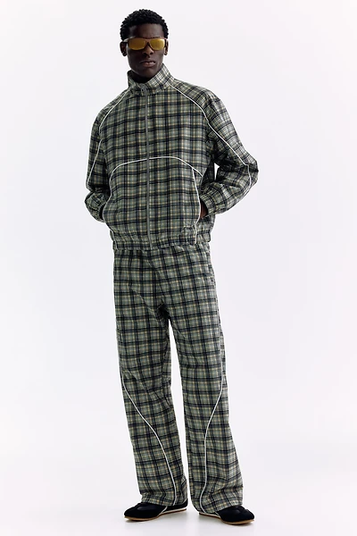 Relaxed-Fit Nylon Track Pants