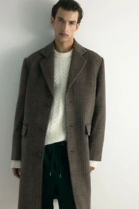 Manteau en laine mélangée