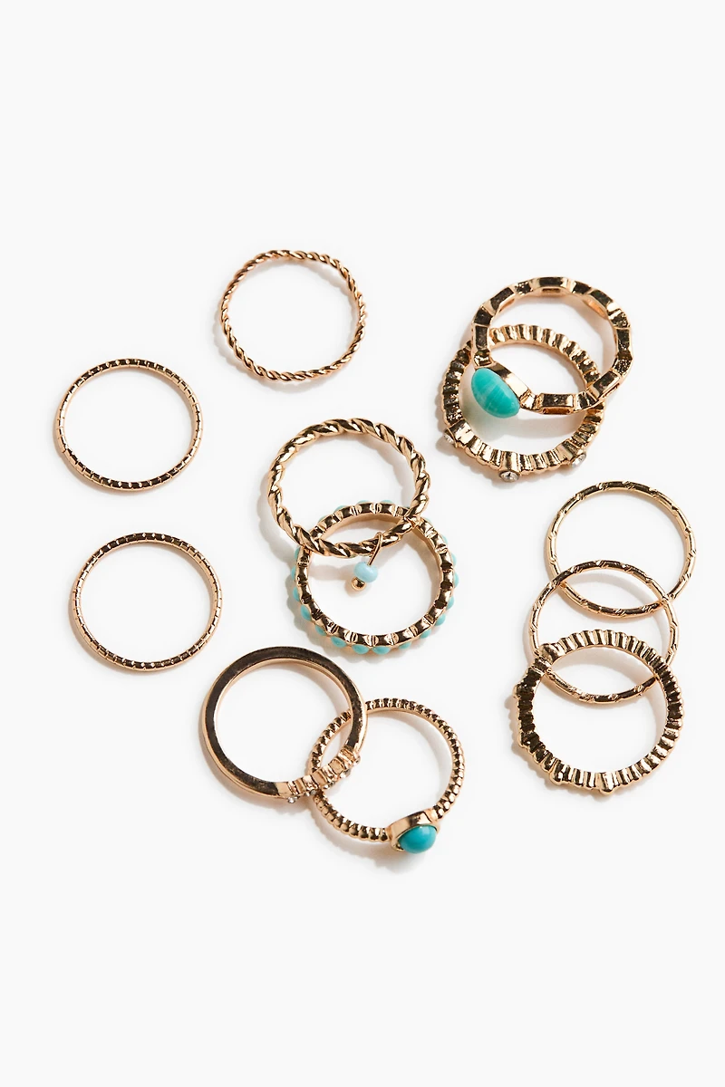 12-Pack Metal Rings