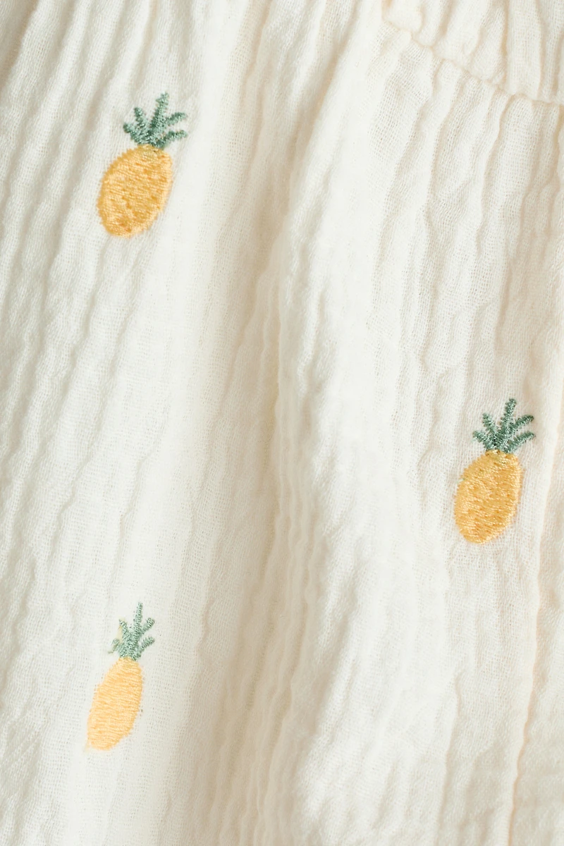 Cotton muslin jumpsuit