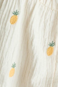 Cotton muslin jumpsuit