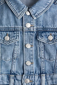 Robe en denim de coton
