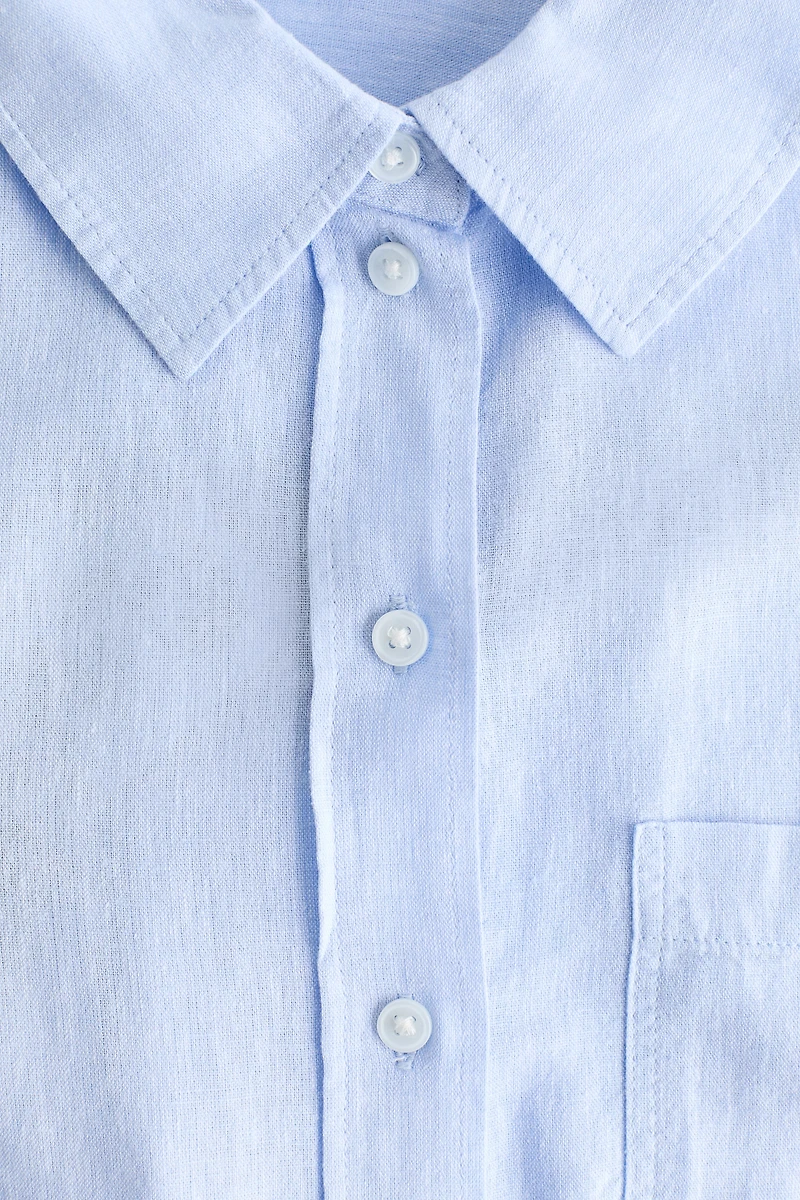 Linen-blend Shirt