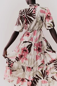 Robe longue en coton