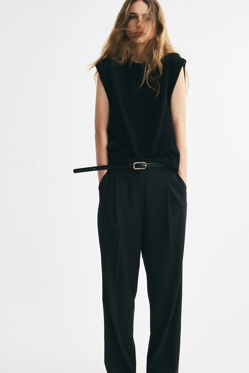 Straight-Leg Dress Pants