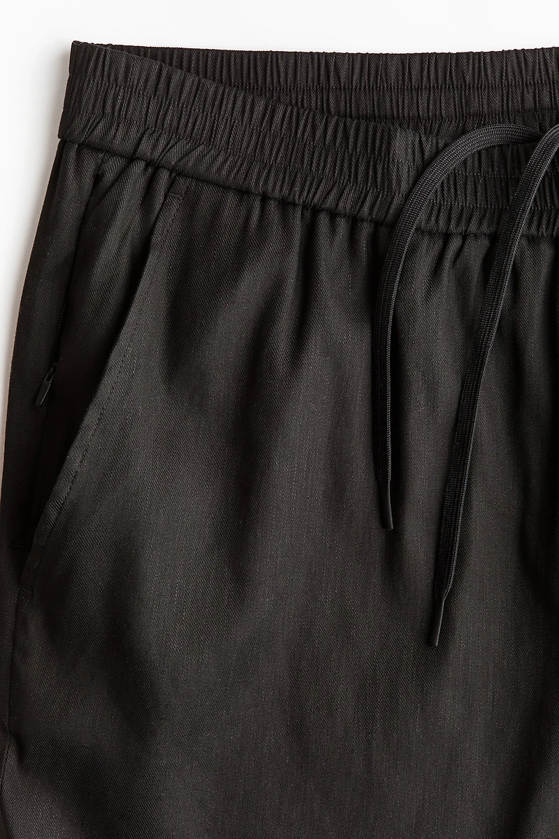 Easy Care Loose-Fit Linen-Blend Pants