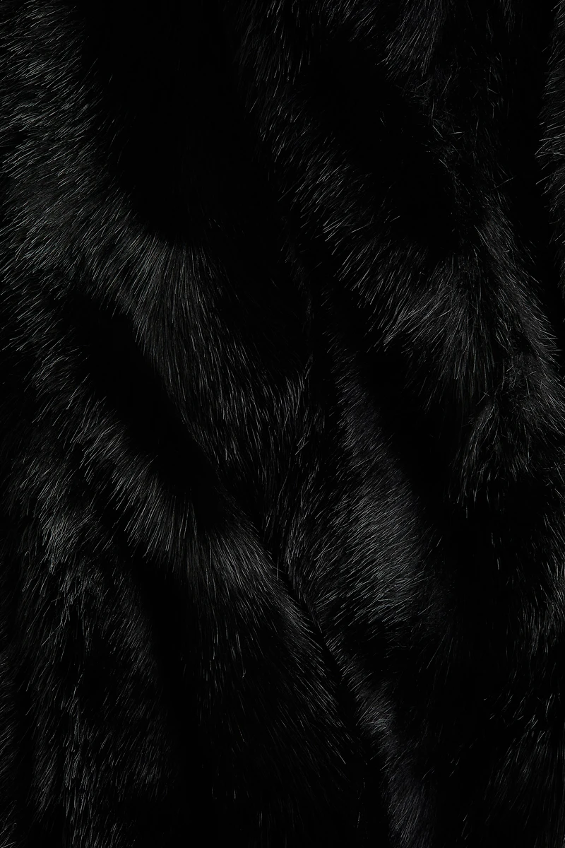 Long Vest with Tie Belt